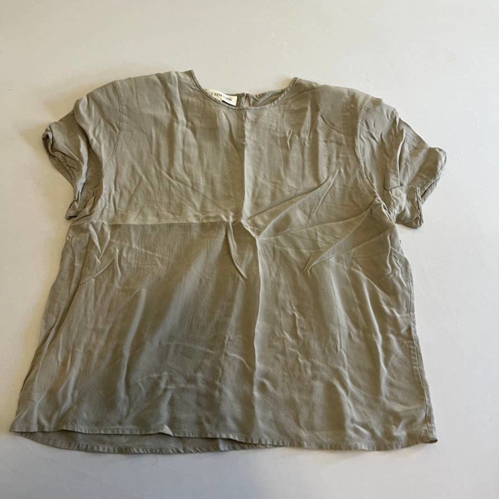 Jones New York Light Gray Blouse